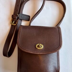 Coach Vintage 1990s Scooter Leather Crossbody Bag